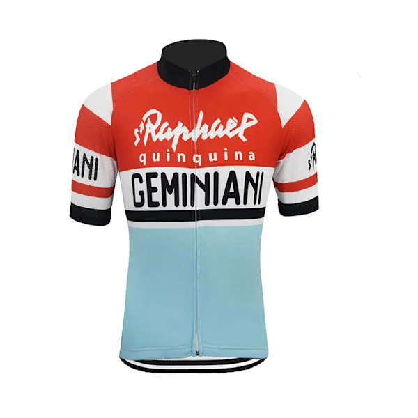 Molteni Retro Cykling Jersey Top Summer Short Slem Kläder Full-Långa Pdm Z Magicreme Blue XXXL