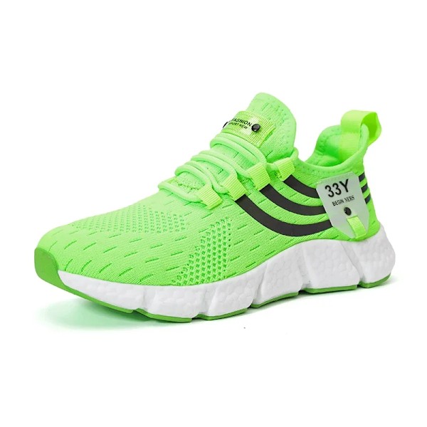 Män Casual Sport Skor Andningsbart Lätta Sneakers Sommar Utomhus Tennis Löpande Promenader Skor Man Vulkaniserade Skor Man Man Mane green 43