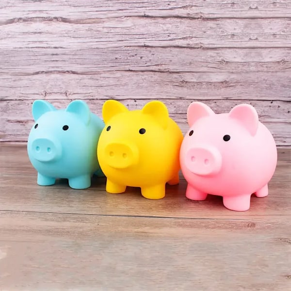 Lasten lelut Lasten rahat Säästölaatikko Raha-laatikot Pankki Piggy Home Sisustus Rahat Säilytys Pieni Piggy Bankan meat 15x12x13.5CM