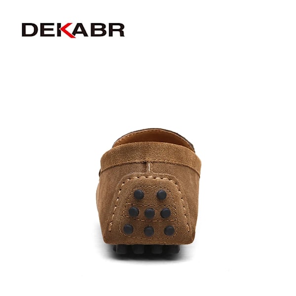 Dekabr Størrelse 49 Store Mænd Loafers Bløde Moccasins Høj Kvalitet Forår Efterår Ægte Læder Sko Mænd Varm Flad S Kørselssko 01 Dark Blue 7