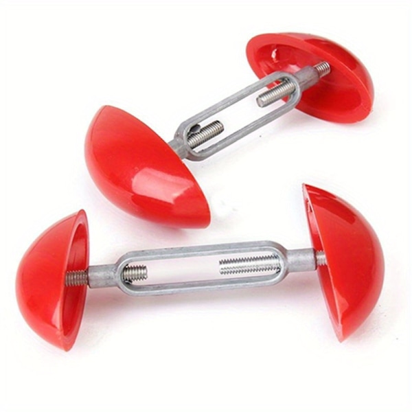 1 par mini skobårar - justerbar breddförlängare - Bärbara shapers för män kvinnor Red