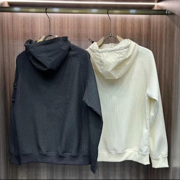 Hösten Mode Brand Hoodie Coat Mäns Nya Par Pullover Lång Ärm Topp Koreanska Style Sytching Loose Blouse Mode On White L