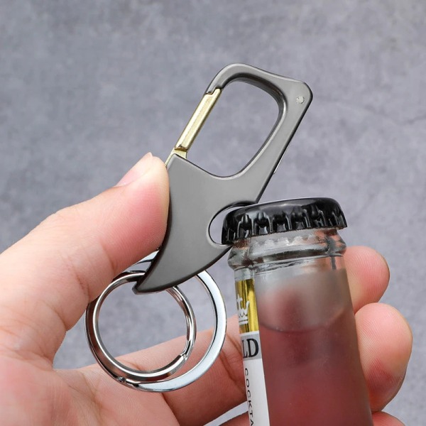Metallnyckelring Bilhjul Nyckelring Autodekoration Flasköppnare Mini Vernier Bromsok Nyckelring Pendel Bil Styling Tillbehör Bottle opener Silver