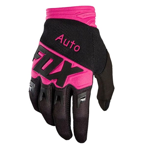 AutoFox Motocross Racing Handskar Herr Rider Offroad MX MTB Mountain Bike Guantes Downhill Full Finger Motorcykel Luvas Handskar Black---Pink L