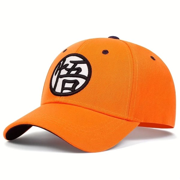 Mode WU-broderi Cap Hip Hop Snapback-hatt Fritidssport utomhus Solhattar Justerbara Dad-kepsar Orange