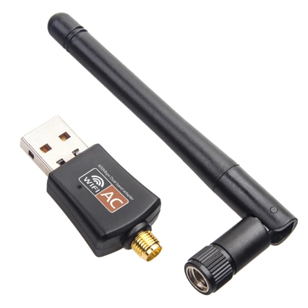 Dual Band 600mbps USB Wifi Adapter 2,4GHz+5GHz Trådlöst nätverkskort Trådlöst USB WiFi Adapter wifi Dongle PC Nätverkskort no antenna
