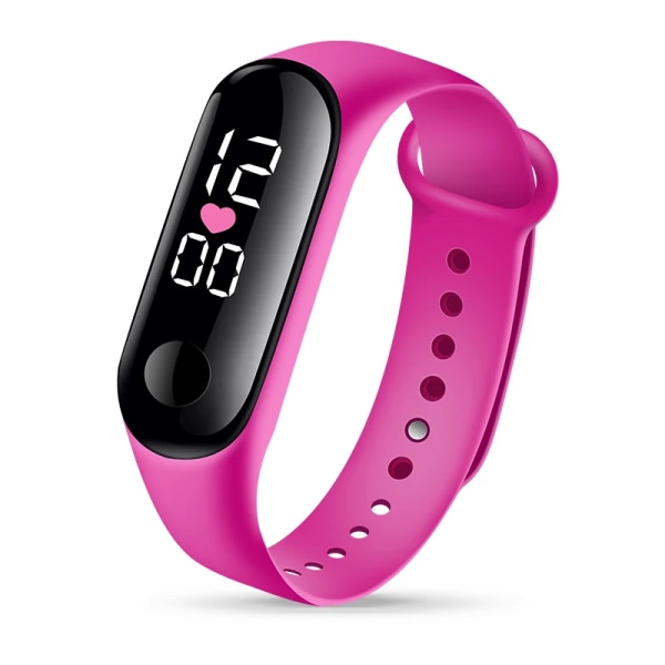 Enkel digital watch för män Kvinnor Mode Sport LED Elektronisk watch Färgglad silikonarmband Casual Watch reloj hombre