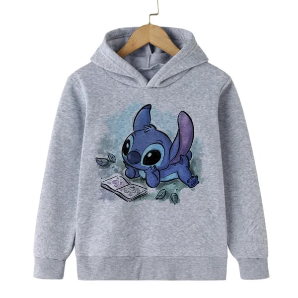 Tecknad Manga Rolig Anime Stitch Hoodie Barnkläder Barn Flicka Pojke Lilo and Stitch Sweatshirt Hoody Baby Casual Topp 59001 110CM