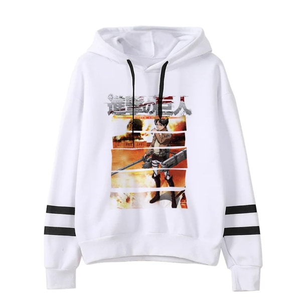 Rolig Shingeki No Kyojin Attack on Titan Cartoon Streetwear Hoodies Herr Cool japansk Anime Manga Sweatshirt Grafisk Hoody Man 33 M