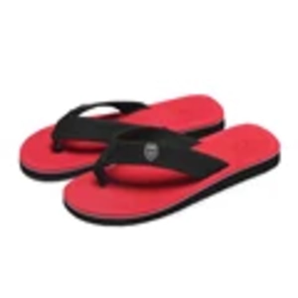 Uudet Sandaalit Kengät Miehet Kesä Miehet Flip Flops Korkea Laatu Ranta Sandaalit Anti-Slip Hombre Casual Kengät Miehet Tompar Red 42