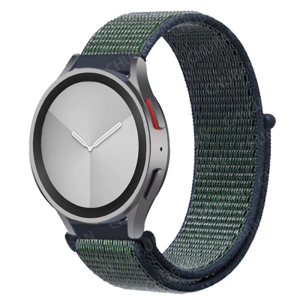 Nylon för Samsung Galaxy Watch 6/5/ pro/4/Classic/active 2 43-47-40-44mm 20mm/22mm sportarmband huawei gt 2/e/3 rem 18 Deep fog gray 22mm watch band