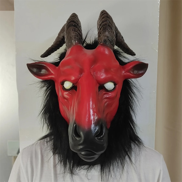 Eläin naamio Yksisarvinen Rauhallinen Ruskea Hevosen Päänaamio Deluxe Uutuus Halloween Cosplay Kotka Kyyhkynen Lateksi Eläimen Päänaamio German Shepherd Dog