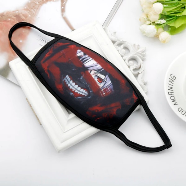 Tokion Ghoul Kaneki Ken Naamio Kasvonaamiot Cosplay Anime Vetoketju Naamiot Tarvikkeet red