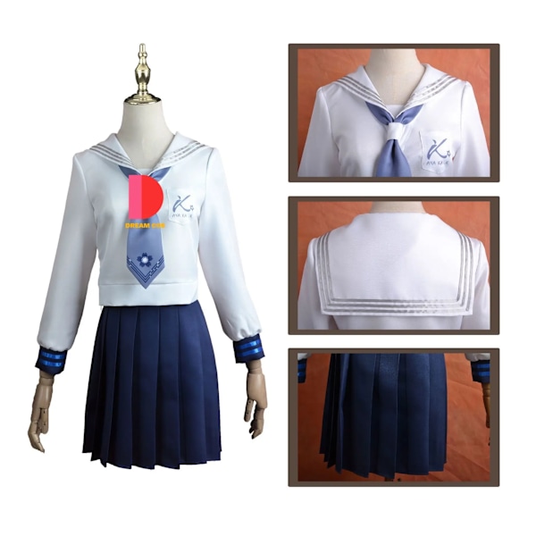 Genshin Impact Kamisato Ayaka Ayato Cosplay-asu Jk-univormu Peruukki Puku Halloween Täysi Sarja Anime Juhla Cosplay-asut Kuuma Myynti Ayato Full Set XXL