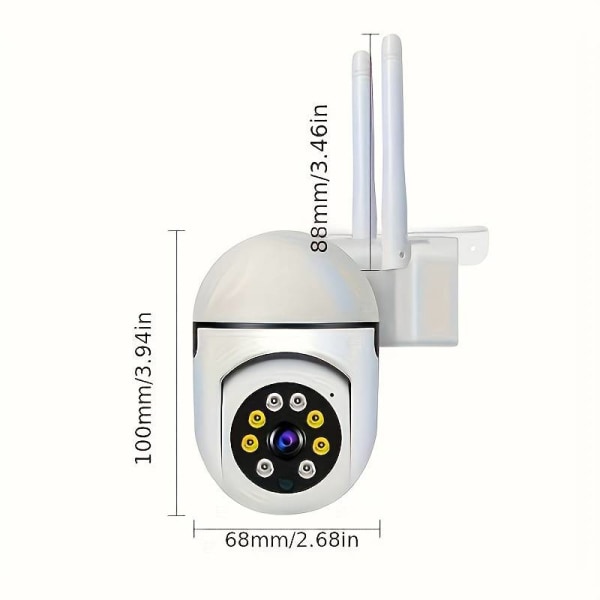 Outdoor HD Smart Camera, Wireless Camera, Shimmering Night Vision, Mobile Phone Remote App, Watch Anywhere, Outdoor waterproofing Smart Home Camera