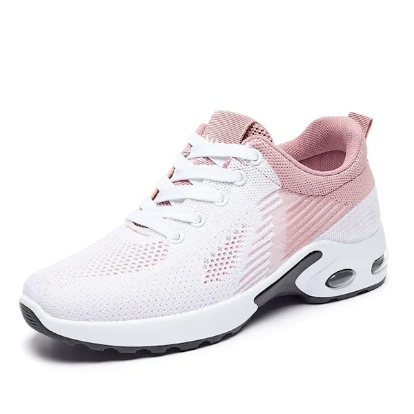 Nya Running Skor Damer Andas Sneakers Summer Ljus Mesh Luft Kudde Kvinnors Sportskor Outdoor Lace Up Träning Sho Sho Er A 41