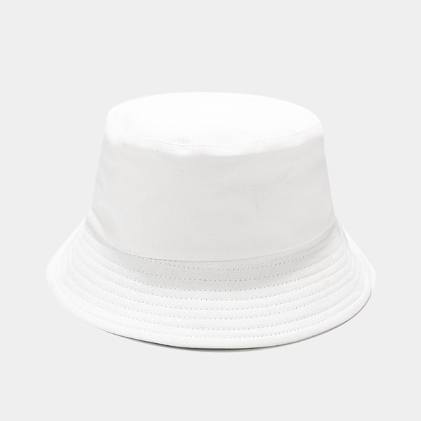 2024 Europæiske og Amerikanske Nye Ren Farve Lystavle Reversibel Fisker Hat Udendørs Sol Beskyttelse Enkel Sol Hat Sammenklappelig Bassin Hat Khaki Free Size
