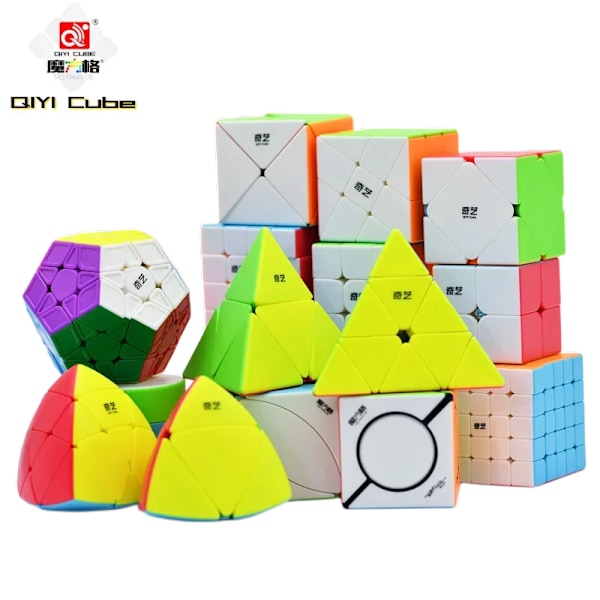 QiYi Magic Cube 2x2 3x3 4x4 5x5 Spejl Pyraminx Skewb SQ1Special Professionel Hastighedspuslespil 2x2 Børnelegetøj Cubo Magico udvikling 10