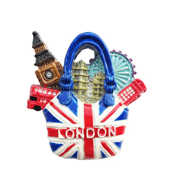 Magnet kylskåp England London Cubs London Eye London Bridge kylskåpsmagnet magnetisk kylskåp souvenirer 20