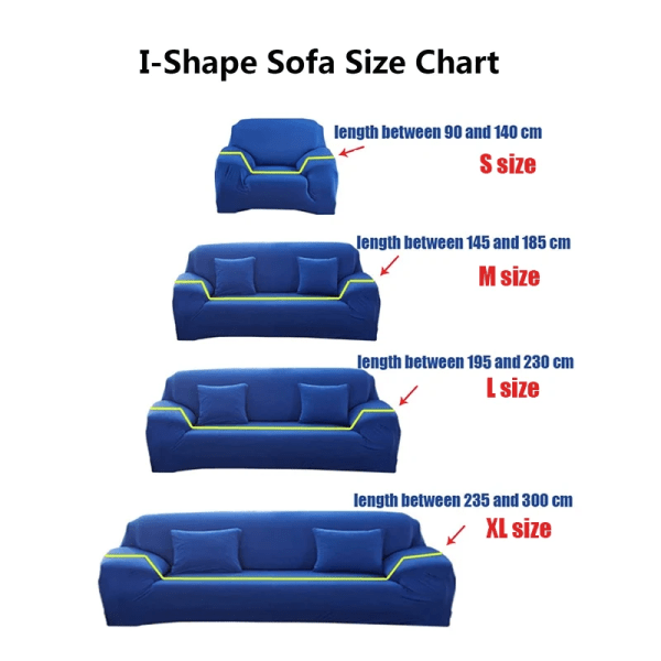 Elastiskt jacquardtyg cover Stretch cover L-formad soffa med överdrag Case för vardagsrum 1/2/3/4 sits Matcha Green L size (185-230cm)