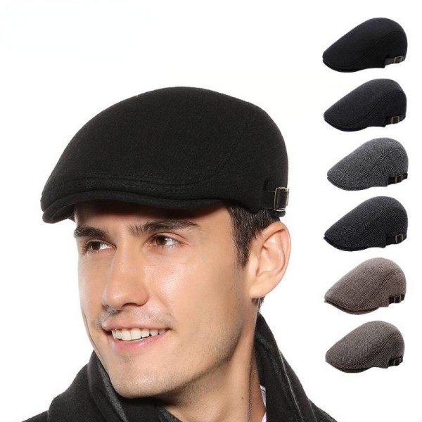 New Outdoor Casual Warm Woolen Beret For Autumn And Winter