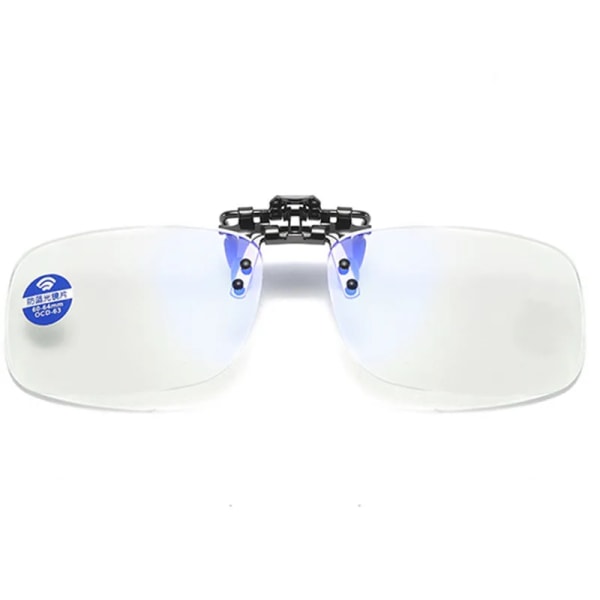 Clip On Läsglasögon Kvinnor Män Anti Blue Light Presbyopic Glasögon Flip Up Down Clips Lens Reader Magnifier +1,0 1,5 2,0 Transparent