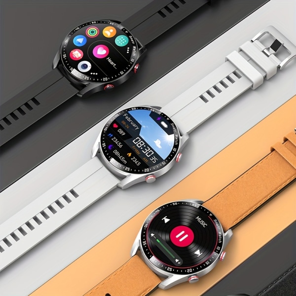 2023 Nytt trådlöst samtal Smart Watch Herr Vattentät Sport Fitness Tracker Weather Display Man Smartwatch För Xiaomi-telefon