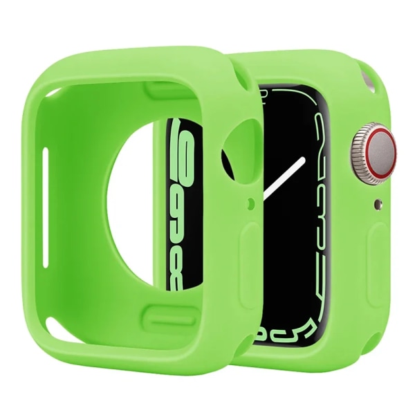 Candy Soft Case för Apple Watch Cover 9 8 7 6 Se 5 45mm 42mm 38 Skydd Iwatch Serie 44mm 40mm 41mm Bumper för kvinnor 14 green Series 123 38MM