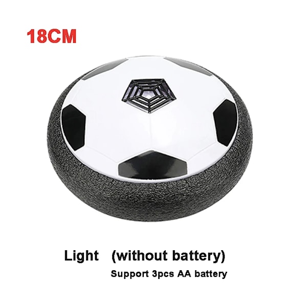 Elektrisk Fodbold Hover Soccer Bold LED Lys Projektor Suspenderet Fodbold Legetøj Glidende Luftpude Flydende Skum Børnegave 18cm No battery