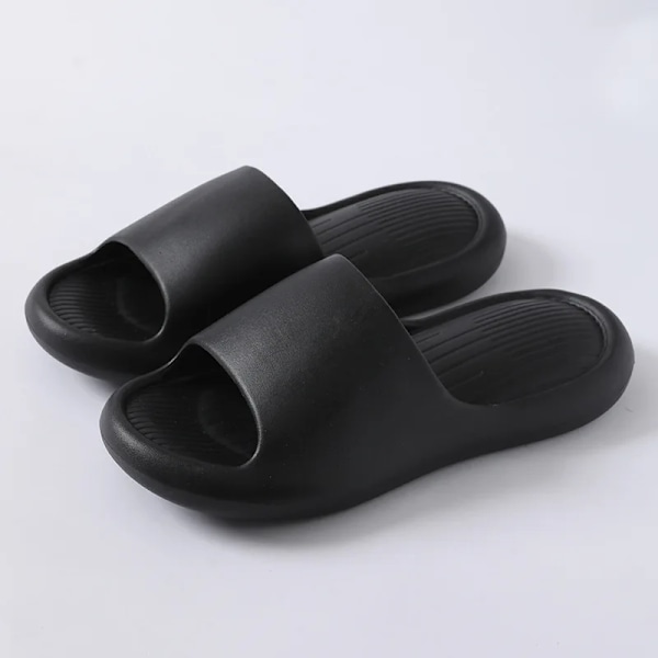 Luftpude Tøfler Lethed Flip Flops Mænd Sandaler Kvinder Som Udendørs Sports Sneakers Videnskabelige Eva Til Børn black 36-37