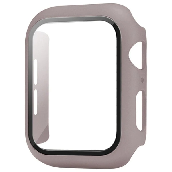 Härdat glas+ cover för Apple Watch 9 8 7 41 mm 45 mm 42 mm 38 mm PC-bumper Case iWatch series 6 5 4 se 44 mm 40 mm 20 Khaki Series456 SE 40MM