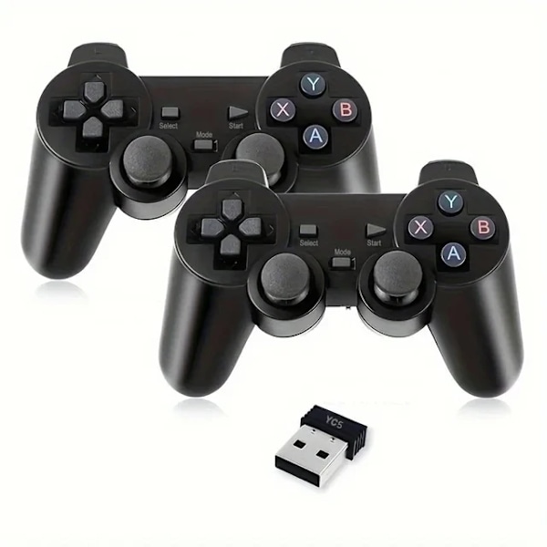 2 Pcs 2.4Ghz Trådlöst Spelplatta Inga Delay Spel Controller Usb Joystick För Pc Android Tv Controle För Pc Box Spel Boks 2PCS