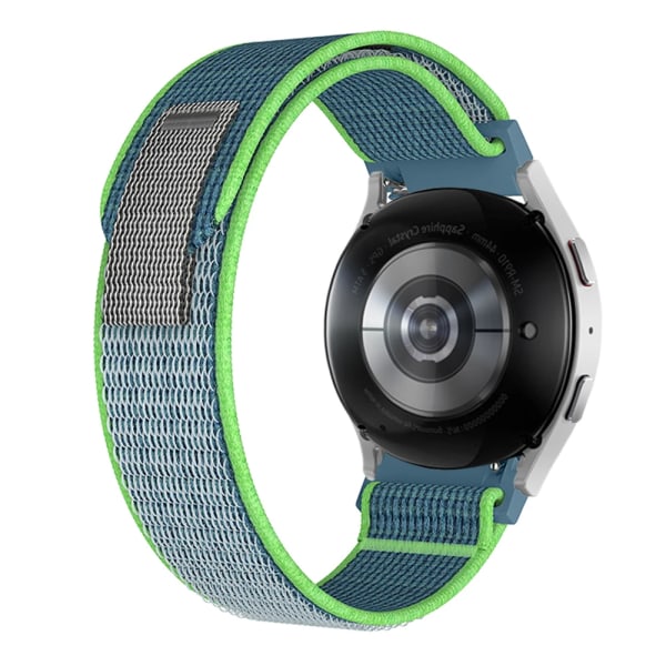 20 mm/22 mm rem för Samsung Galaxy Watch 4 classic/5 Pro/active 2/3/Gear S3 Trail Loop-armband Huawei Watch GT 2/2e/3 Pro -band Blue green 20mm watch band