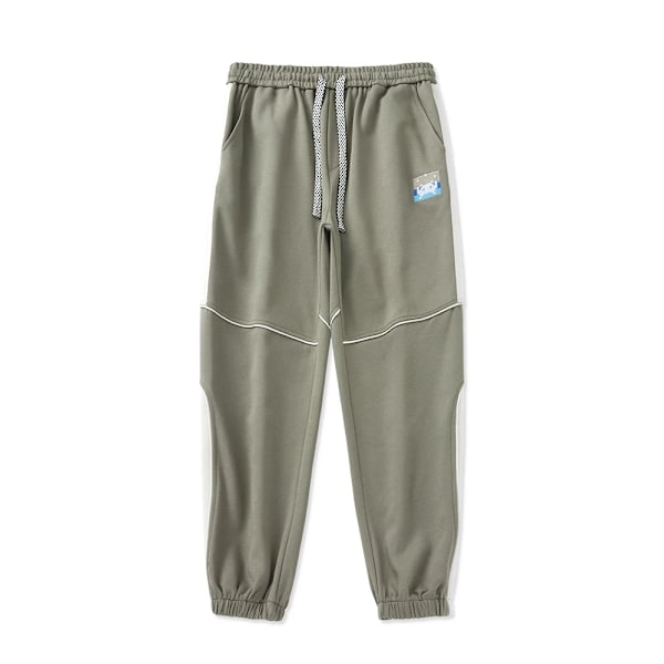 Forår Efterår Svedbukser Mænd / Kvinder Unisex Par Bomuld Joggers Casual Baggy Bukser Løs Sport Harem Bukser Plus Stor Størrelse 8Xl army green 3XL (34-36)