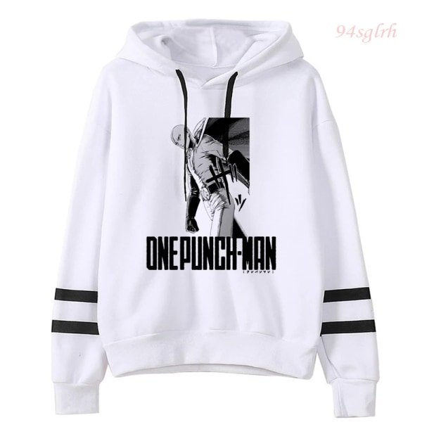 2021 One Punch Man Saitama Sensei Huvtröjor Japanska Anime Sweatshirts Herr Harajuku Manga Grafisk Hoodie Unisex Hip Hop Streetwear 30514 M