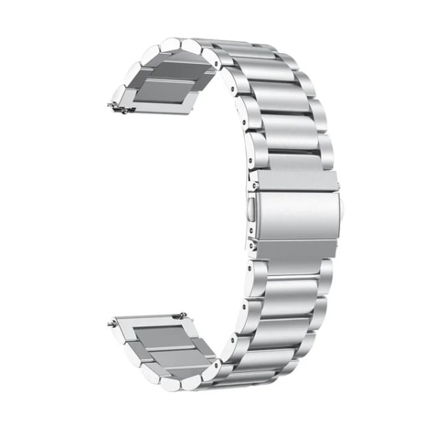 Klockarmband för Samsung Galaxy Watch 3 4 5 Pro 40 44 45 mm band 4Klassiskt 42 mm 46 mm band i rostfritt stål Active2 Amazfit Bip3 GTS4 Silver 20MM Width