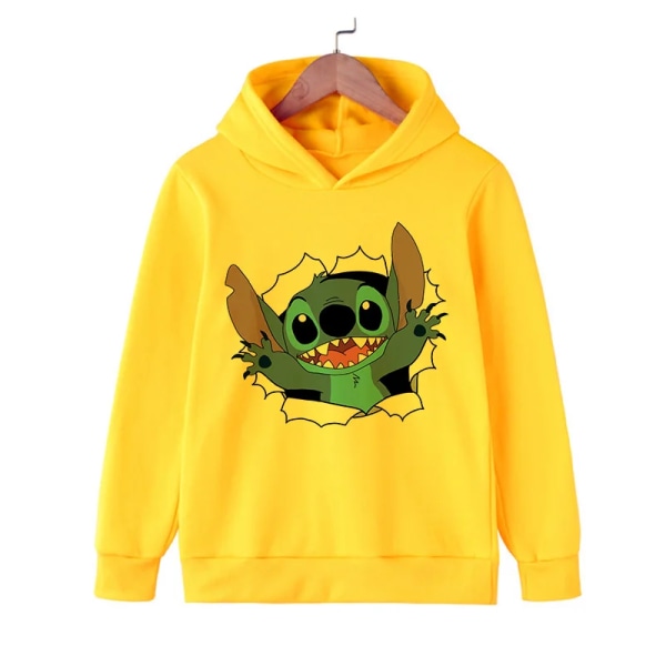 Rolig Y2K 90-tal tecknad Manga Anime Stitch Luvtröja Barnkläder Barn Flicka Pojke Lilo and Stitch Sweatshirt Hoody Baby Top 59234 120CM