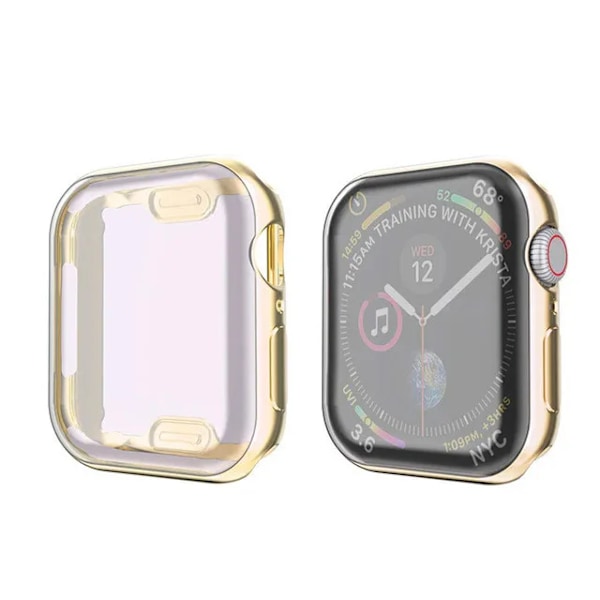 Näytönsuoja Apple Watchille Kotelo 49Mm 45Mm 41Mm 44Mm 40Mm 42Mm 38Mm Full Tpu Puskuri Peitetty Sarja Ultra 9 8 7 Se 6 5. Gold Series 456 SE 44mm