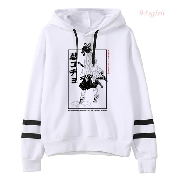 Unisex Demon Slayer Anime Harajuku Hoodies Herr Tanjiro Zenitsu Nezuko Hoody Estetiska Kläder Kimetsu No Yaiba Manga Sweatshirt 53009 Asian L