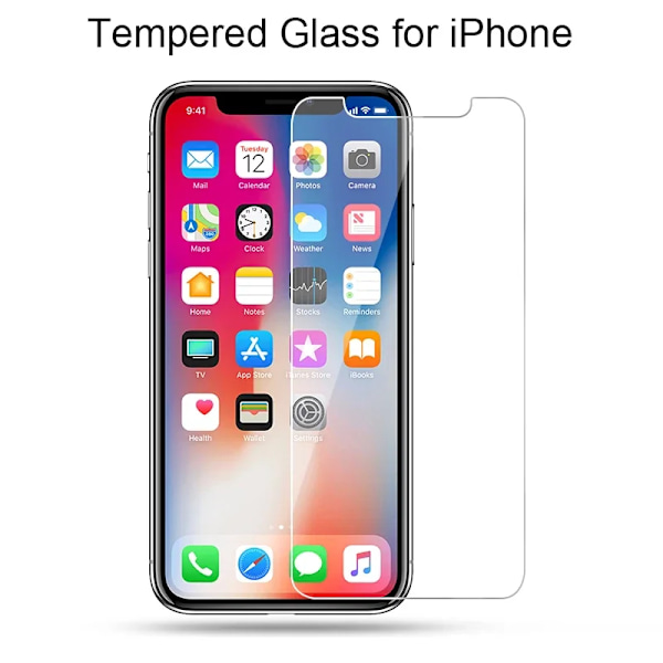 9H Härdat Glas För Iphone 1312 Xr Xs Max Skärmhårt Glas För Iphone X 10 8 7 6S 6 Plus Hårt Filmglas På Iphone 5 5S For iPhone Xs Max