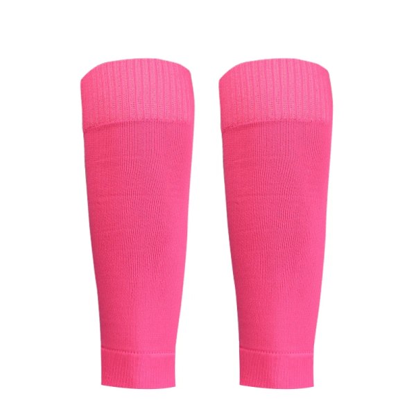 Nya fotbollsstrumpor Benskydd Cover Herr Dam Grip Cutsocks pink