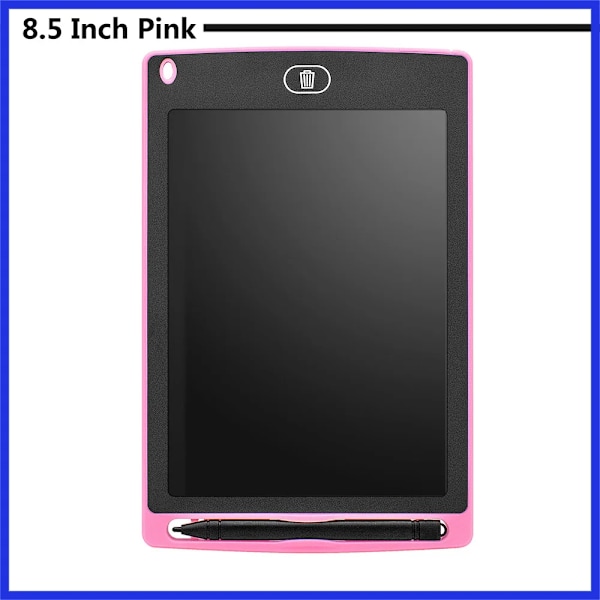 Leksaker För Barn 8.5Inch Elektronisk Ritningsbräda Lcd Skärm Skriva Digitala Grafiska Ritningstabletter Elektron Handskriftsblad 8.5Inch Pink