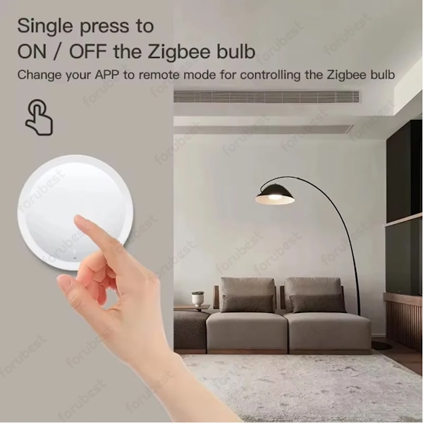 Zigbee 3.0 Smart-knappbrytare Intelligent länk Trådlös scenbrytare Fjärrkontroll för dimmer Smart liv Automatisering