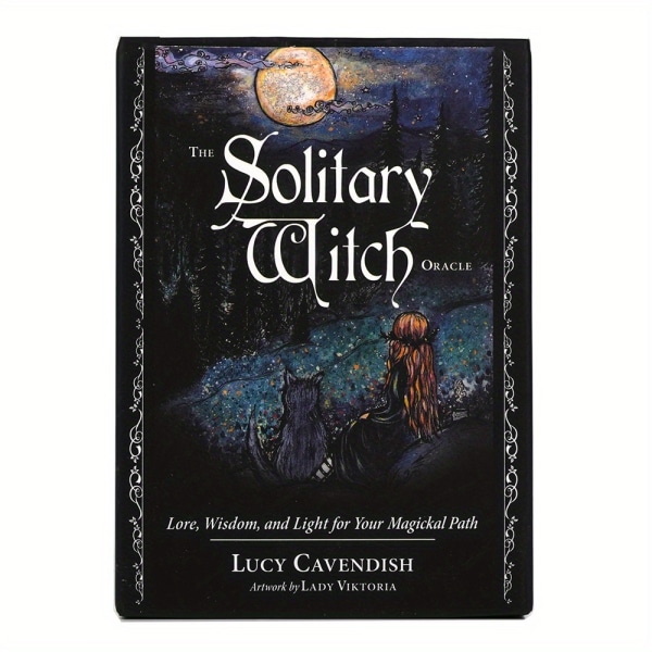 The Solitary Witch Oracle Tarotkort, visdom och ljus för din magiska väg Jul Halloween Thanksgiving presenter 1pc