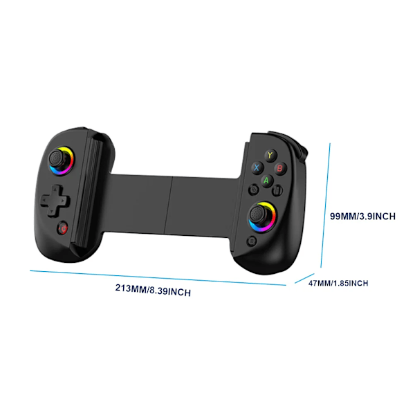 Bsp D8 Rgb Tablet Controller Trådlöst Handtag För Switch Pubg Game Bluetooth Stretching Joystick För Ps3 Ps4 Android För Ios Spel pink