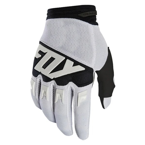 Smartfox Racing Cykelhandskar Motocross Cykelhandskar MTB Mountain Safety Motorcykel Cykel Cykelhandskar Sport Nytt helfinger White---White M