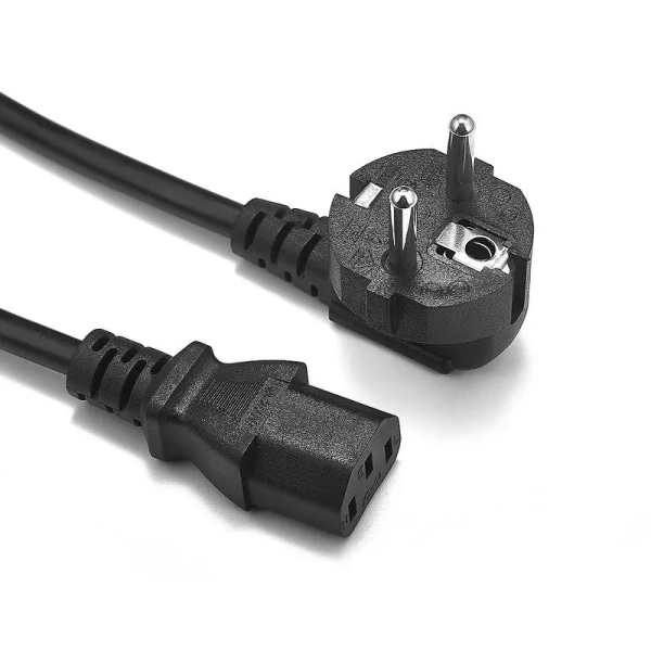 Universal EU- power IEC C13 EU-kontaktanslutning AC-adapter Power för PC Datorskärm Skrivare 1.5m