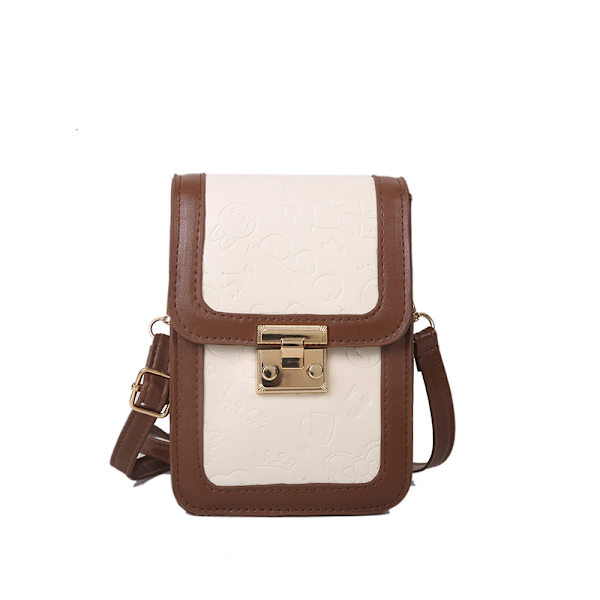 Detta Års Populära Väska 2022 Ny Trendy Väska Kvinnors Avancerade Textur Crossbody Telefon Väska Moderiktig All-Match Liten Kvadratpåse Väskan Black