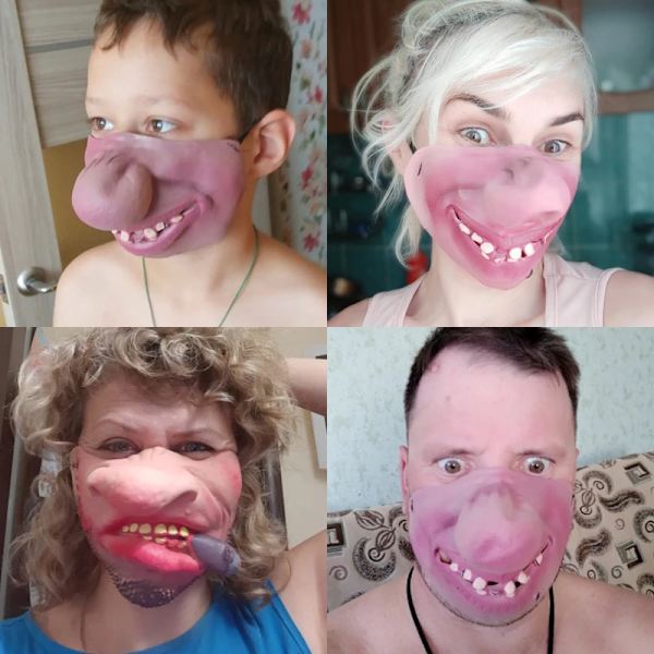 30 erilaista klovnin naamiota Cosplay lateksi rekvisiitta hauska joustava nauha pelottava puoli kasvonaamiot aikuisten hauska juhla Halloween sisustus. O