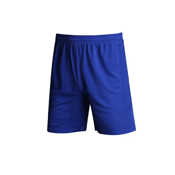 Solid Jalkapalloharjoittelu Shorts Miehet Kesä Pohjat Juoksu Koripallo Jalkapallo Shorts Pojat Tennis Sulkapallo Urheilu Shorts blue XL